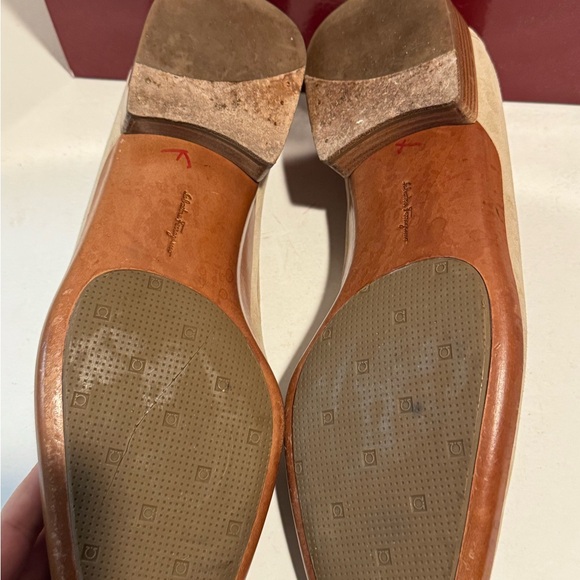 Salvatore Ferragamo Men\'s Beige Suede Slip-Ons main image 6